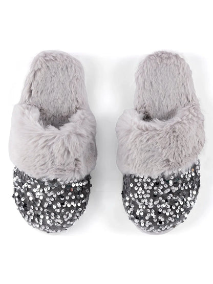 Silver Fiesta Slippers