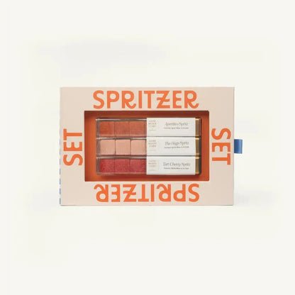 Aperitivo Spritz Mixer Trio, Hugo & Tart Cherry Cubes