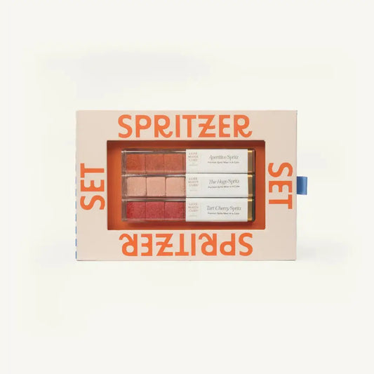 Aperitivo Spritz Mixer Trio, Hugo & Tart Cherry Cubes