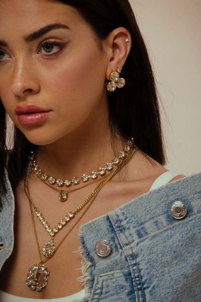 Oakland Necklace in Champagnes