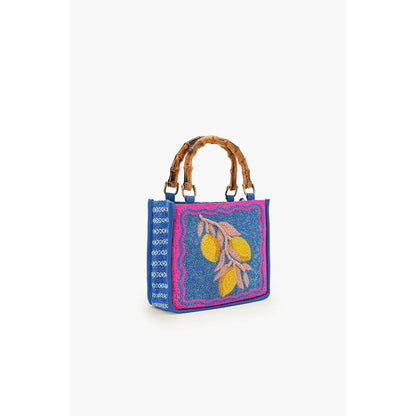 Limoncello Dream Hand-Beaded Mini Tote