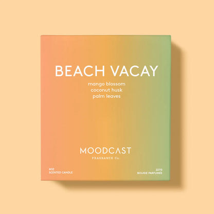 Beach Vacay - Coconut Wax Candle - 8 oz Glass Jar