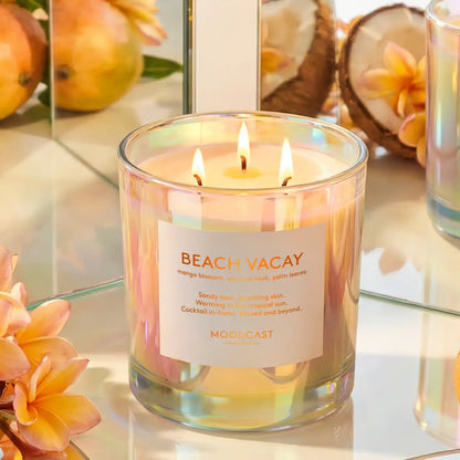 Beach Vacay - 3-Wick Coconut Wax Candle - Vibes - 24 oz Jar