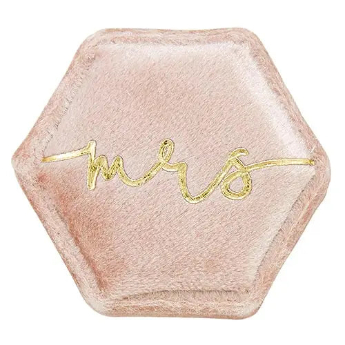 Mrs Velvet Ring Box