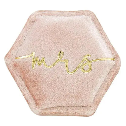 Mrs Velvet Ring Box