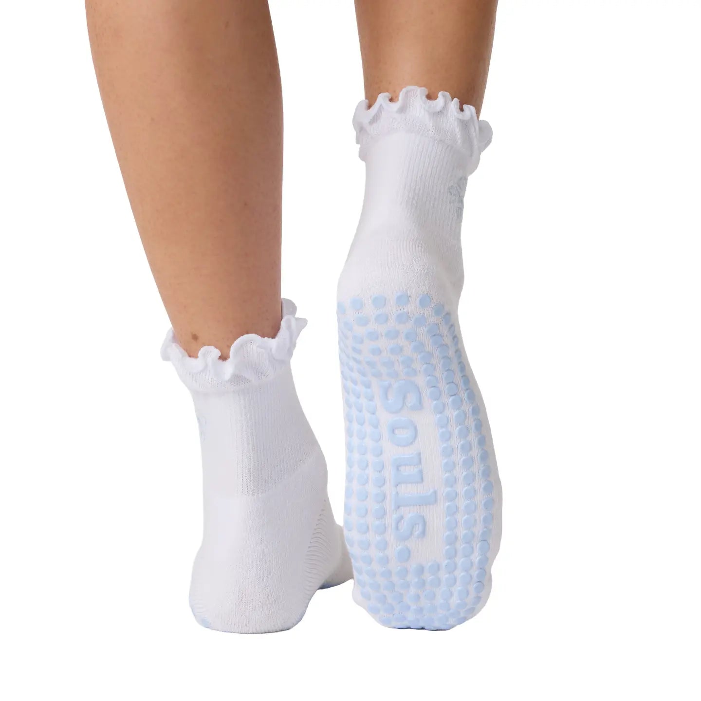 Souls. New Beginnings White Grip Socks For Pilates, Yoga, Barre